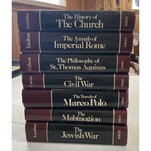 Vintage Dorset Press History 7 Book Set HC Church Rome Marco Polo Jewish War